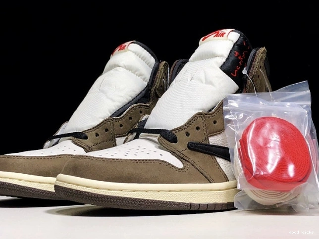 Cheap Retro 100 Air Jordan Travis OG CD4487 - x 1 High Scott 'Mocha' 0718